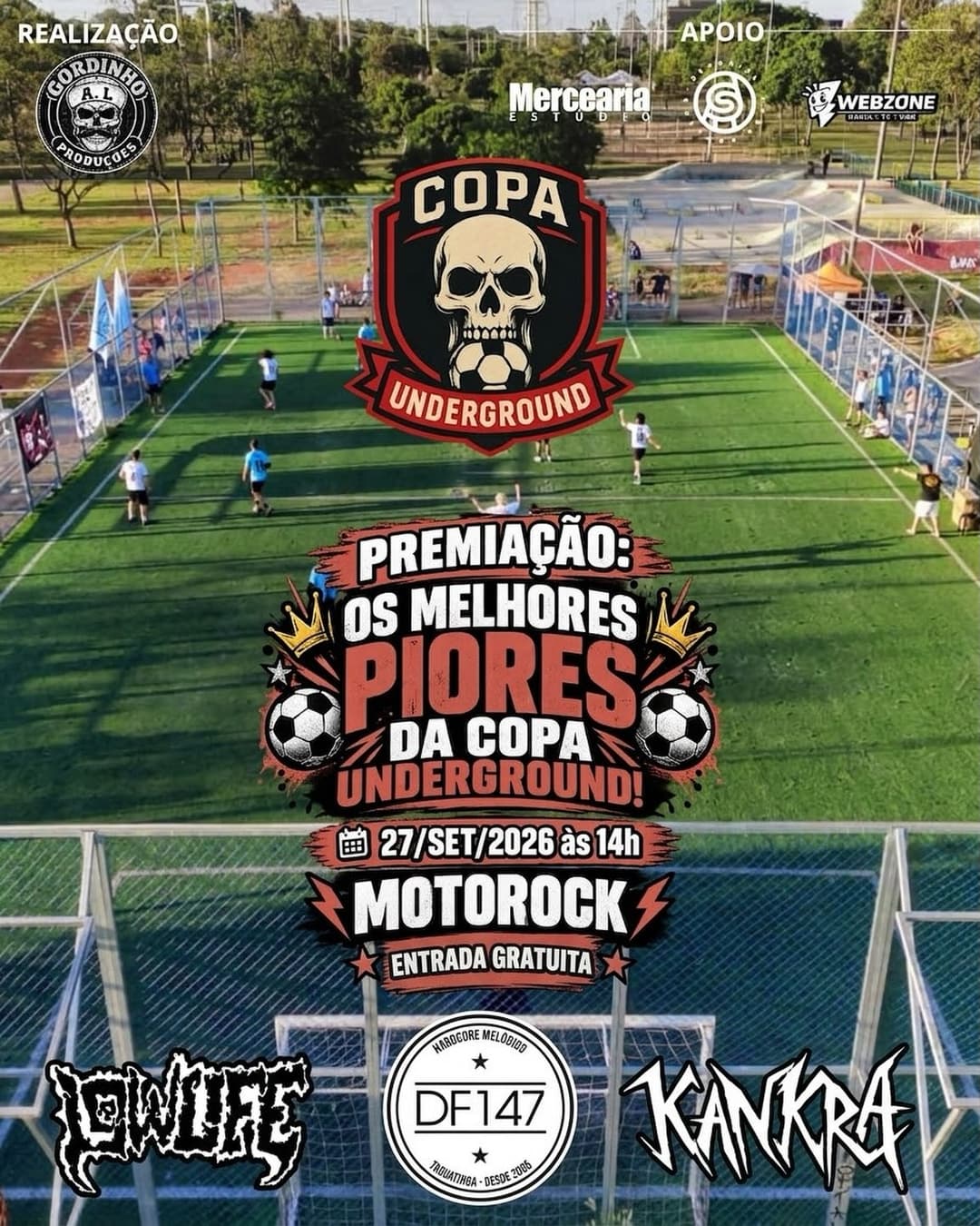 Flyer de Low Life, DF147 e Kankra