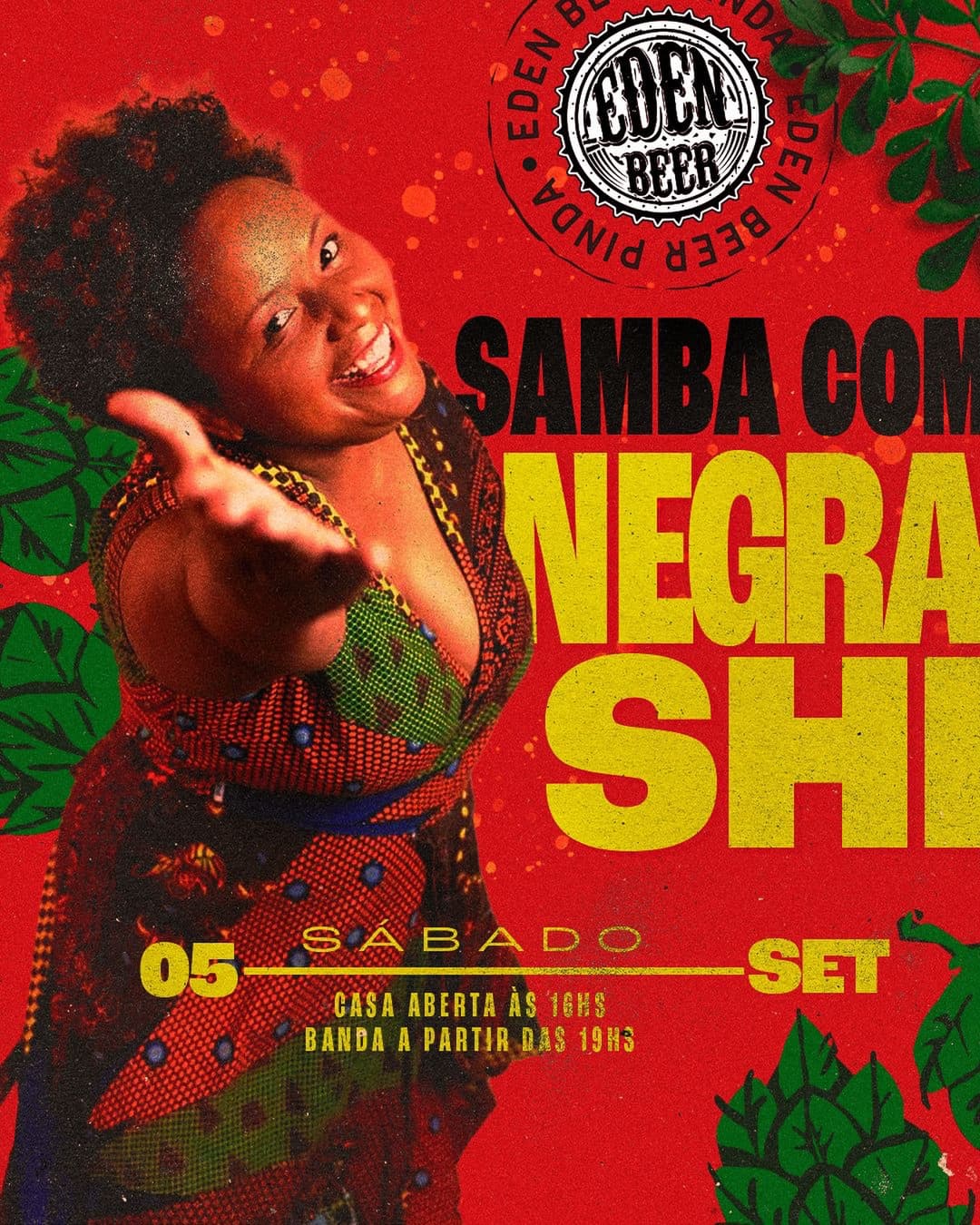Flyer de Negra Shi