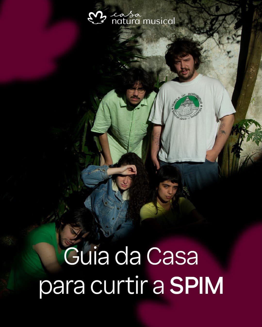 Flyer de Boogarins e Pelados
