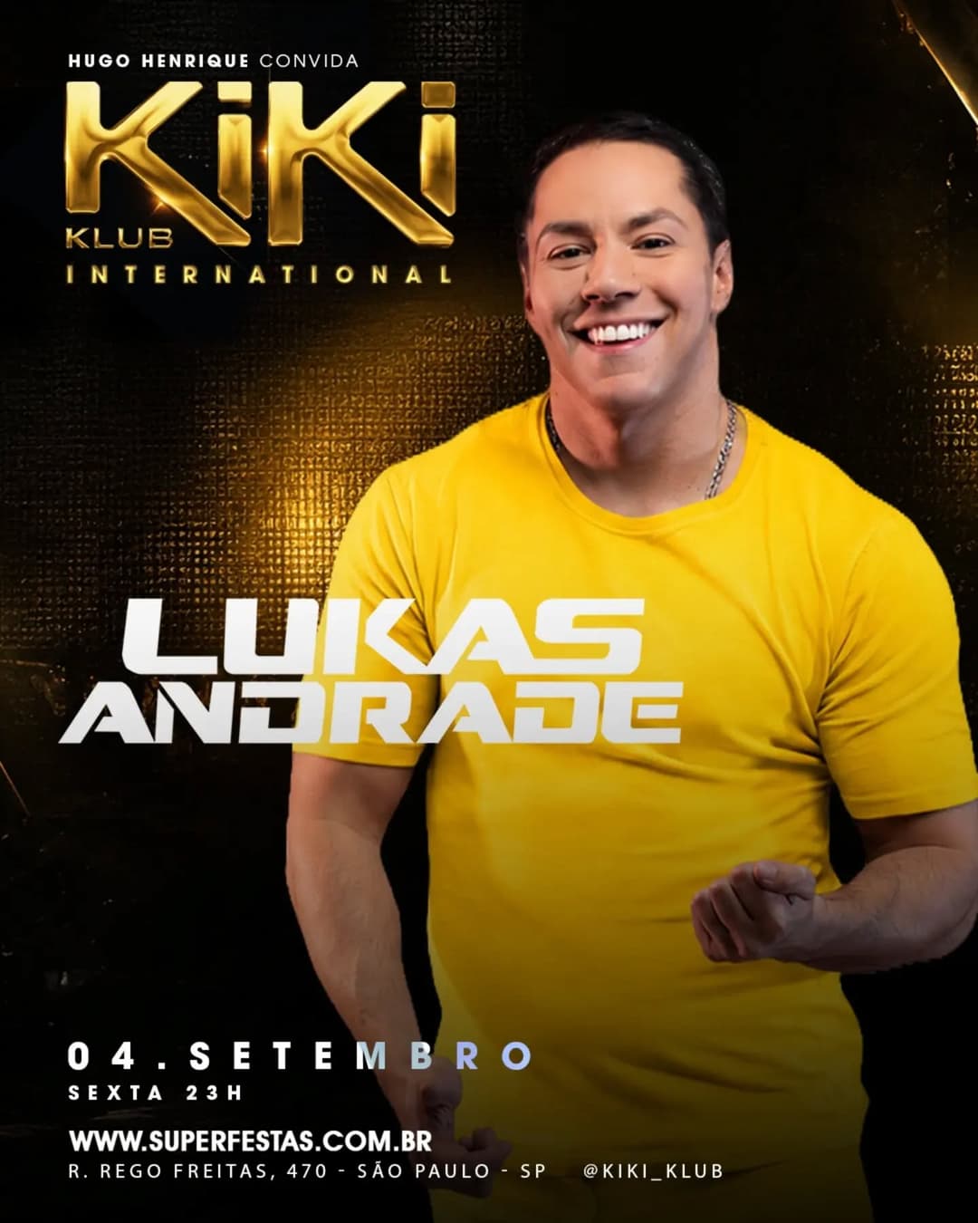 Flyer de Lukas Andrade