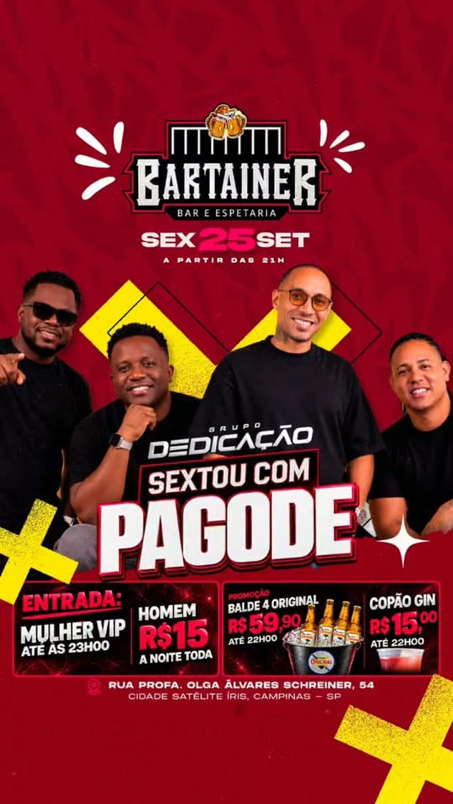 Flyer de Grupo Dedicação