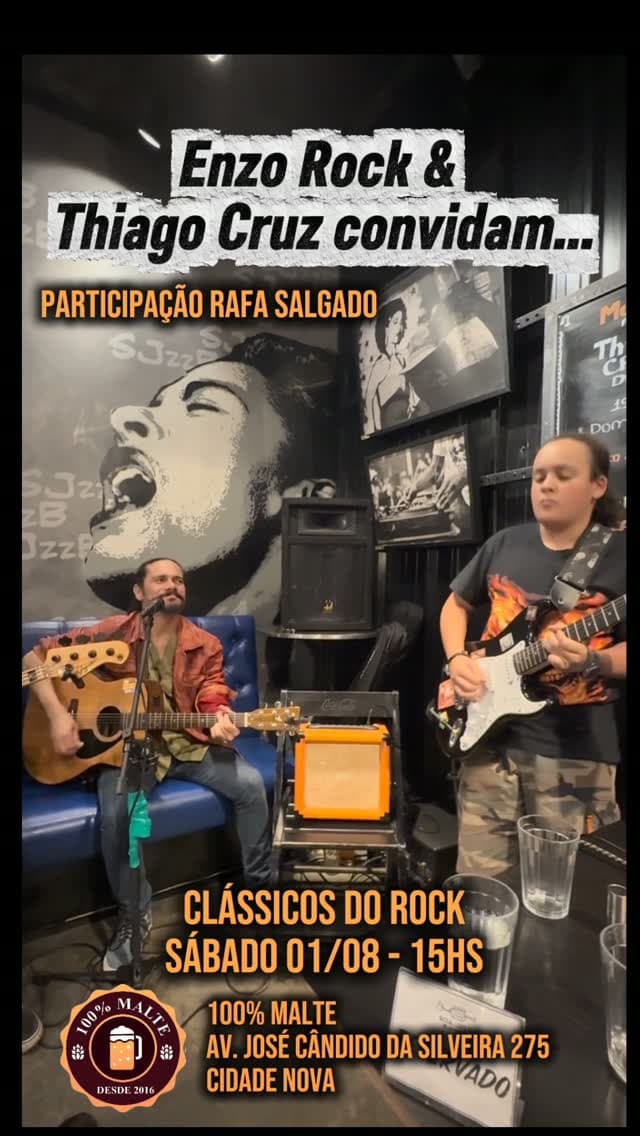 Flyer de Thiago Cruz