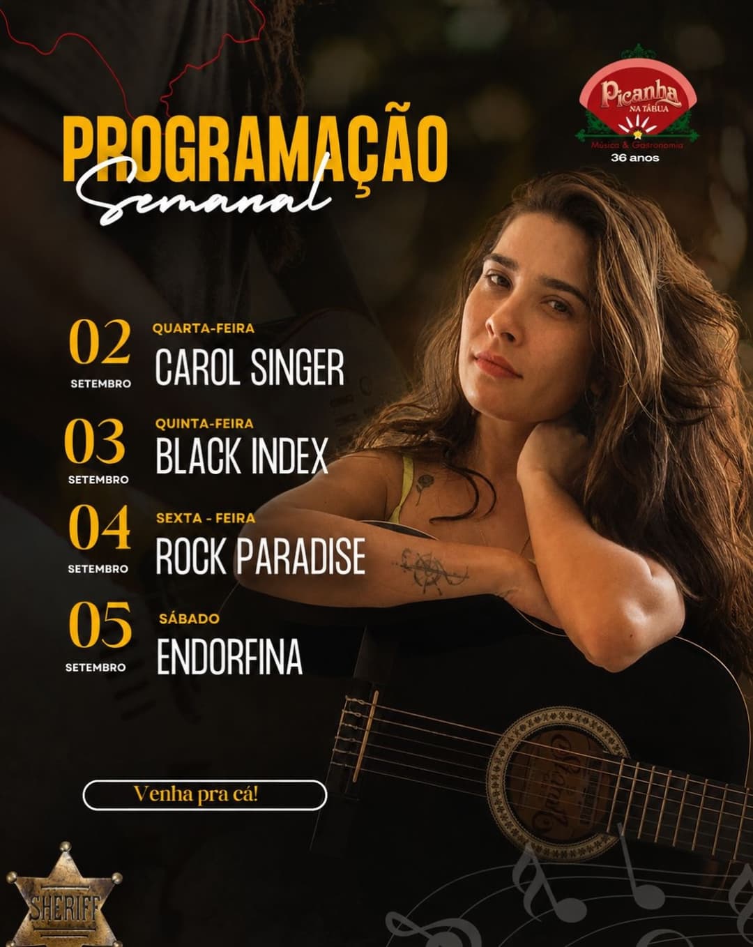 Flyer de Rock Paradise