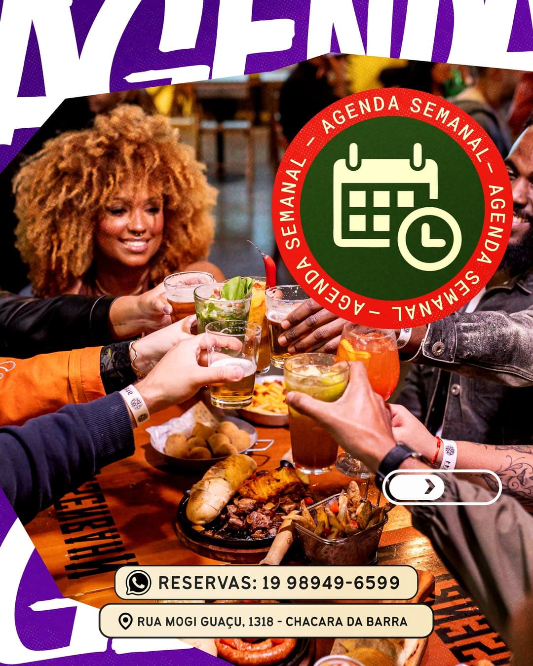 Flyer de Samba da Praça 11 e Ilcéi Mirian