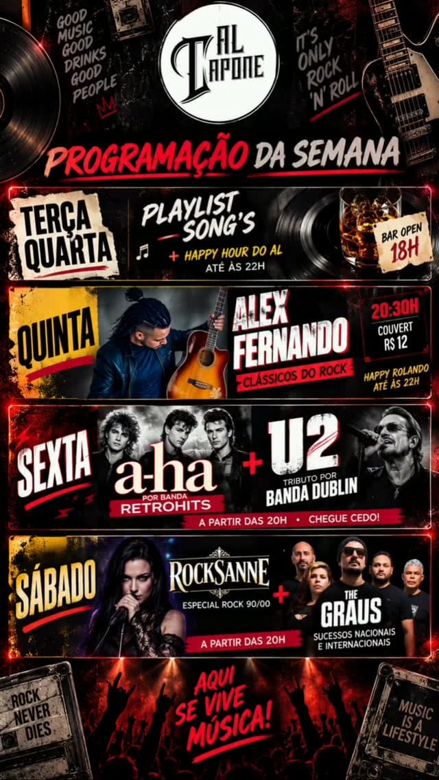 Flyer de Alex Fernando