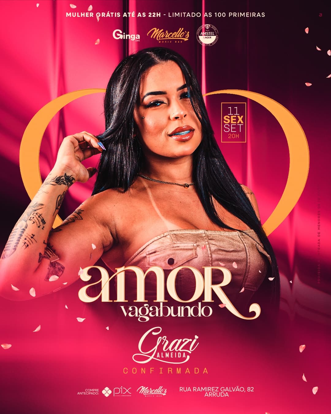 Flyer de Grazi Almeida