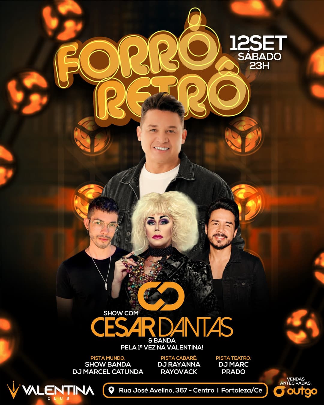 Flyer de Cesar Dantas & Banda, Show Banda e mais 3 artistas