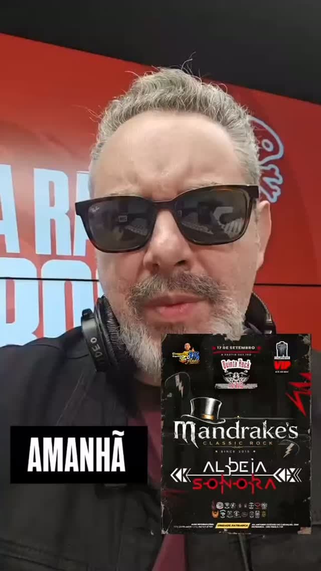 Flyer de Mandrake's Rock Band e Banda Aldeia Sonora