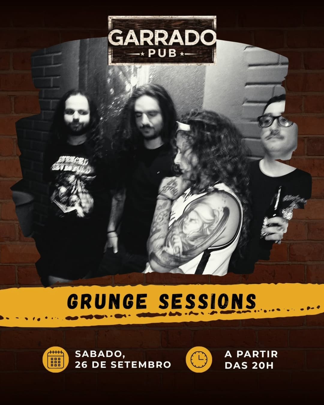 Flyer de Grunge Sessions