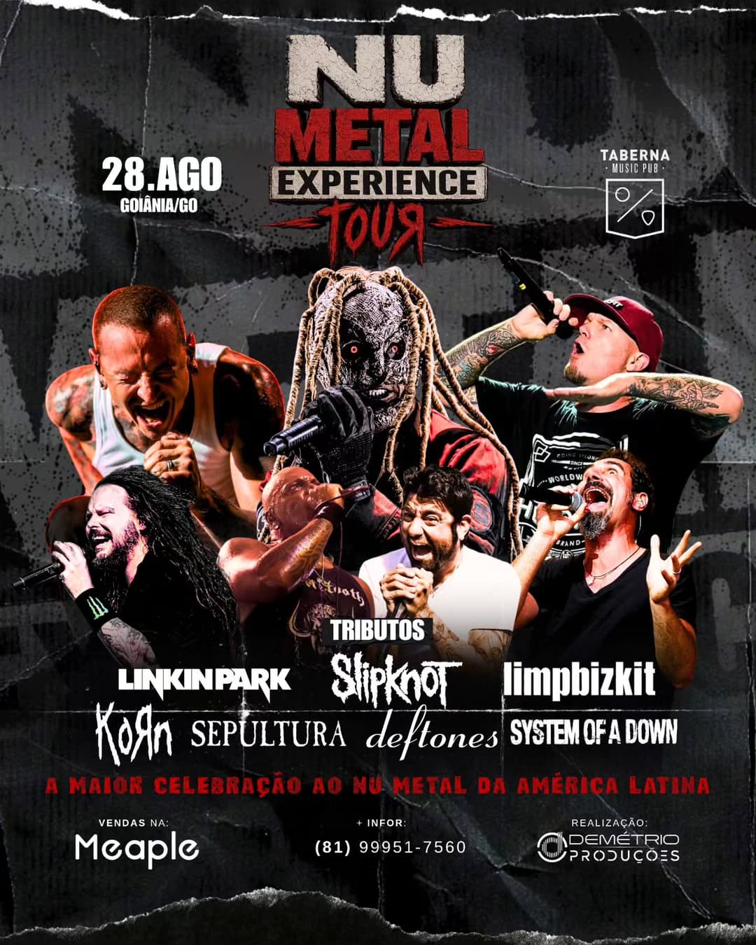 Flyer de Numetal Experience Tour