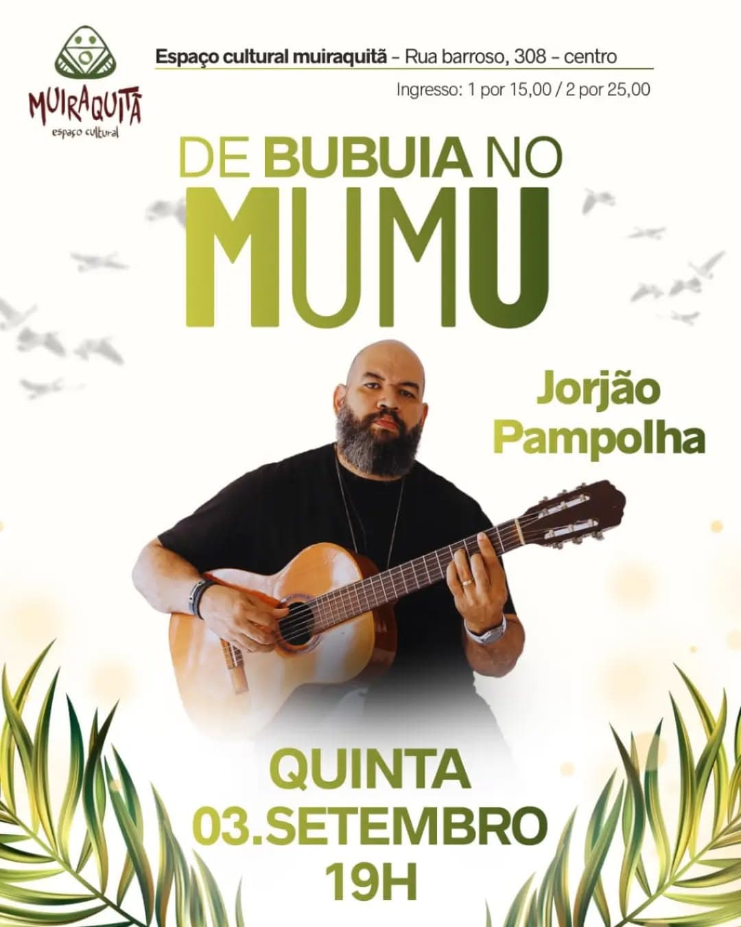 Flyer de Jorjão Pampolha