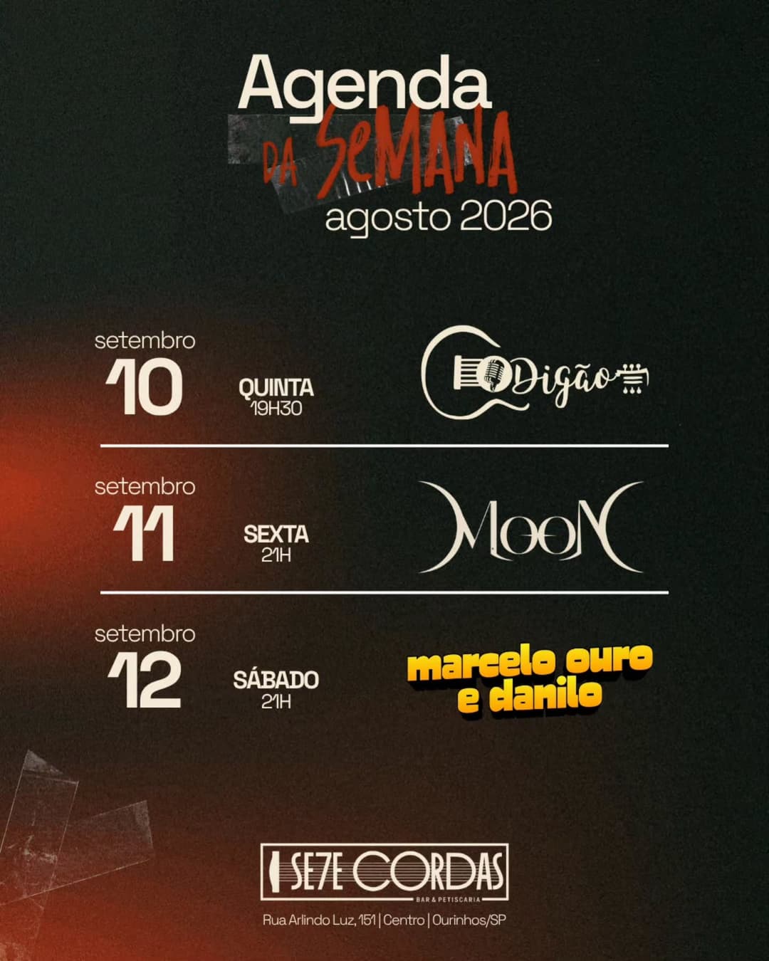 Flyer de Digão
