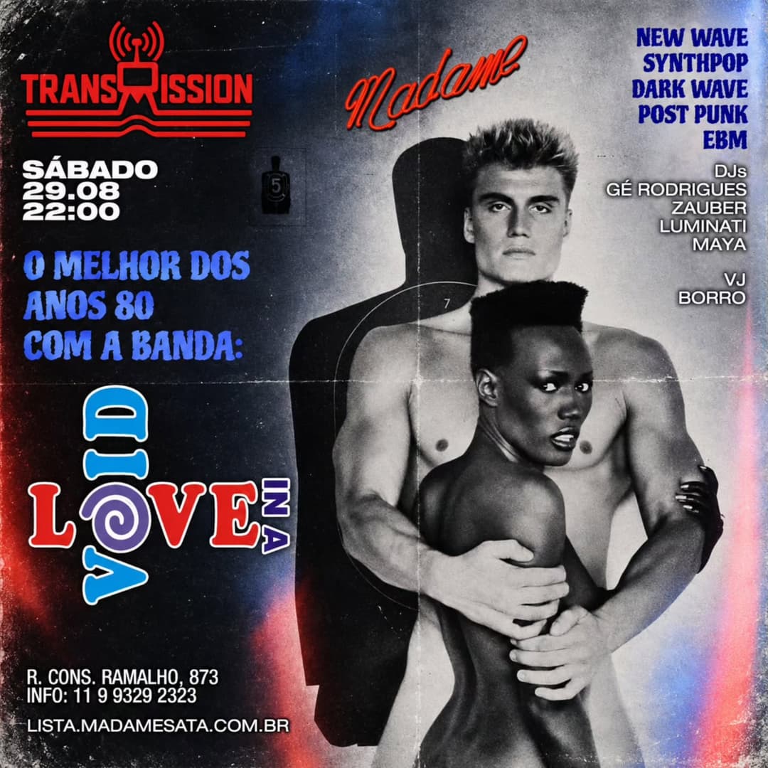 Flyer de Banda Love in a Void