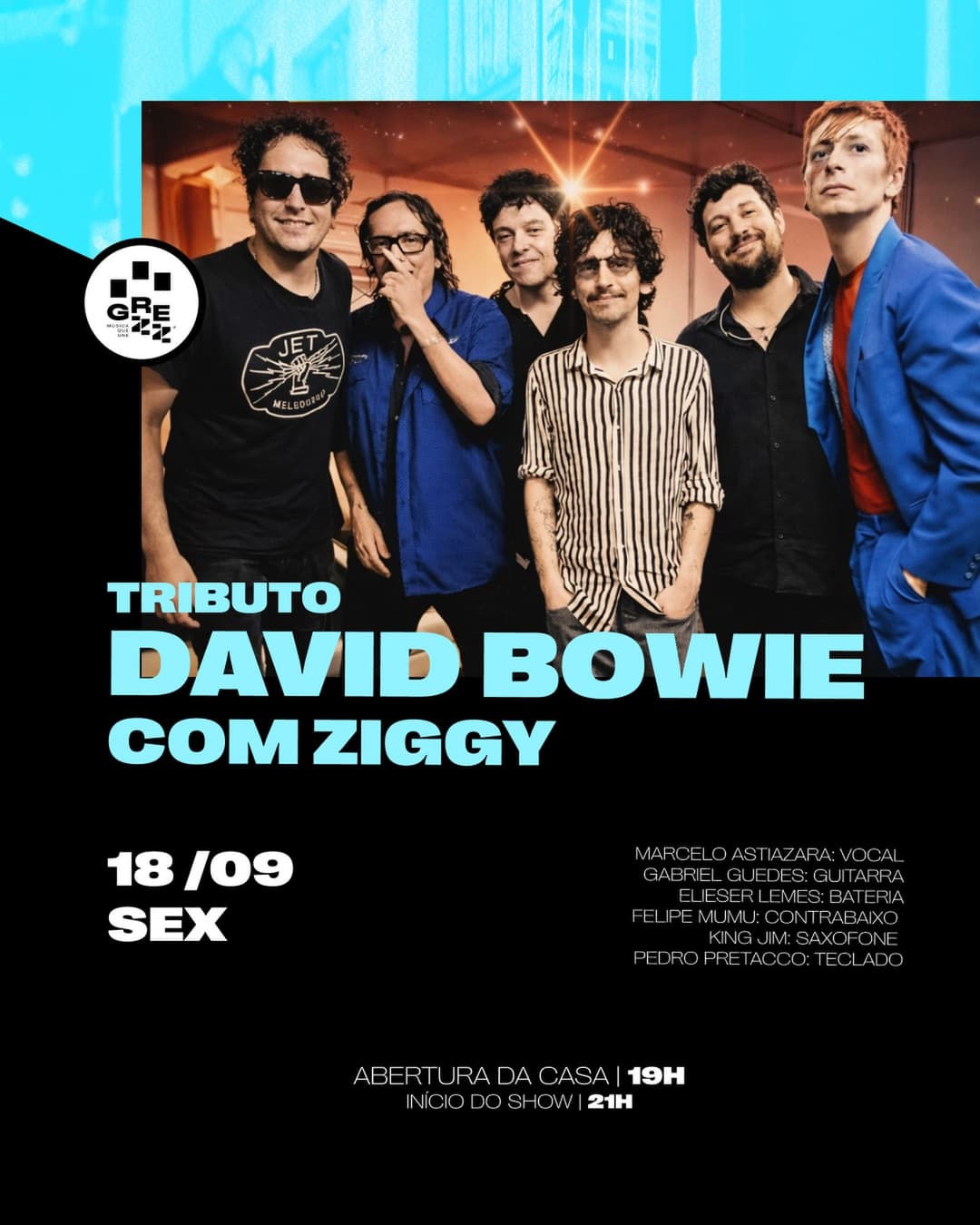 Flyer de Banda Ziggy