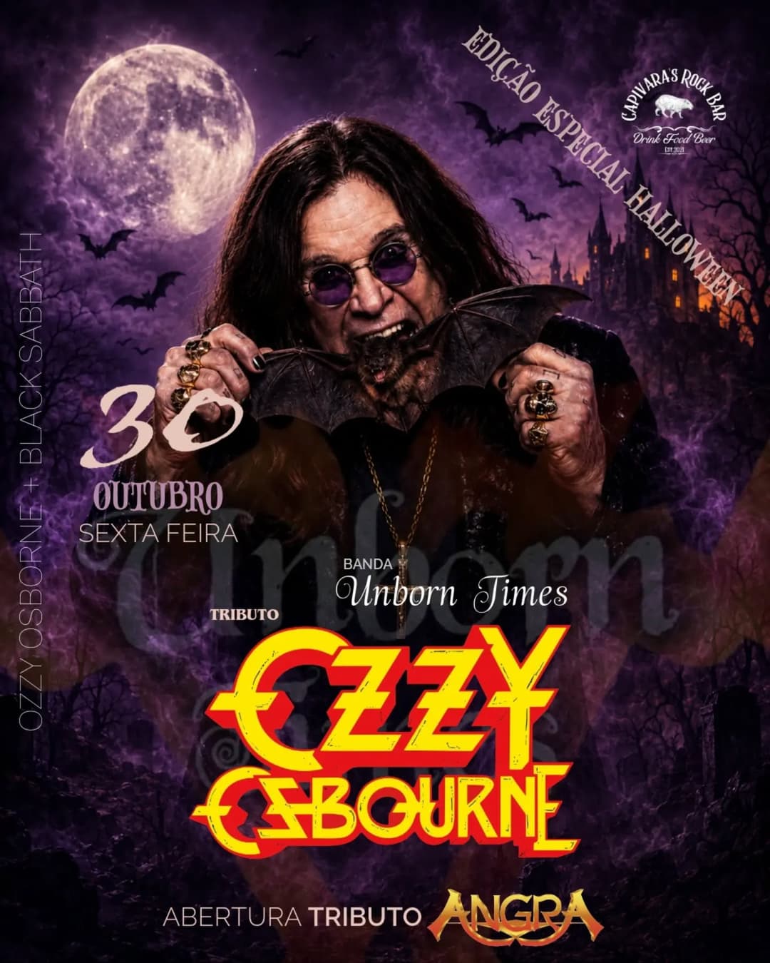 Flyer de UNBORN TIMES e ARCTURIA