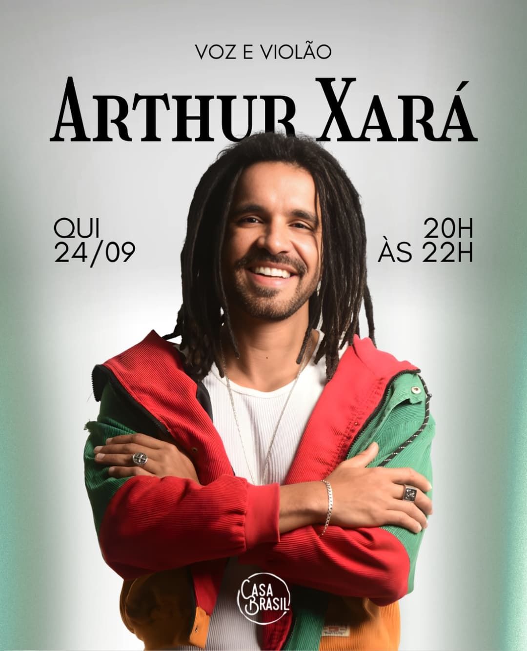 Flyer de Arthur Xará