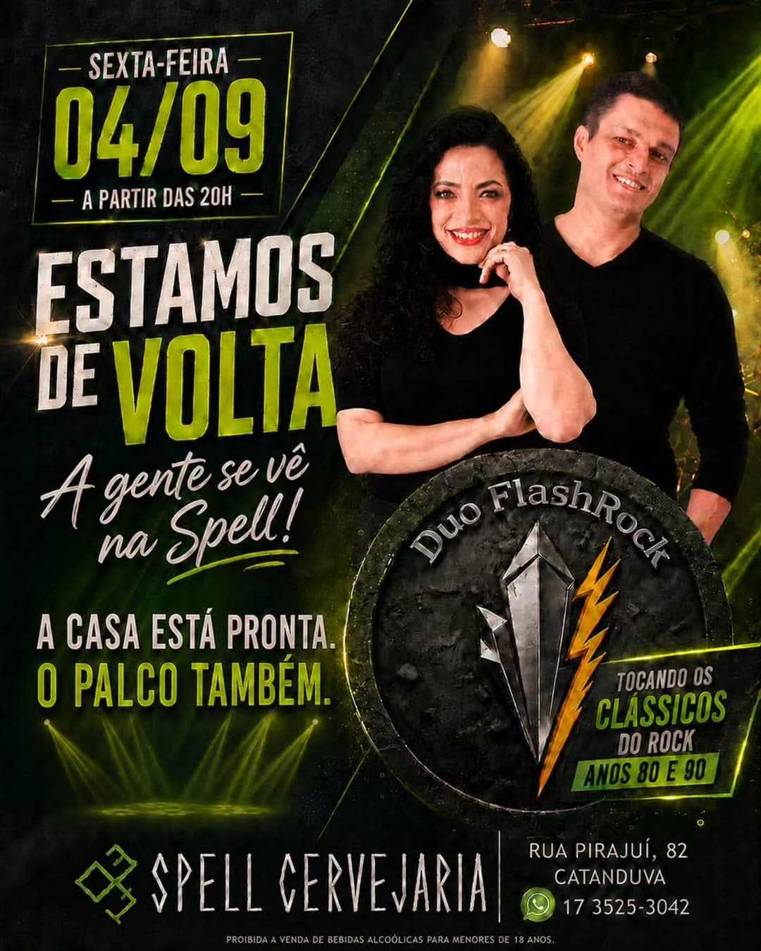 Flyer de Duo FlashRock