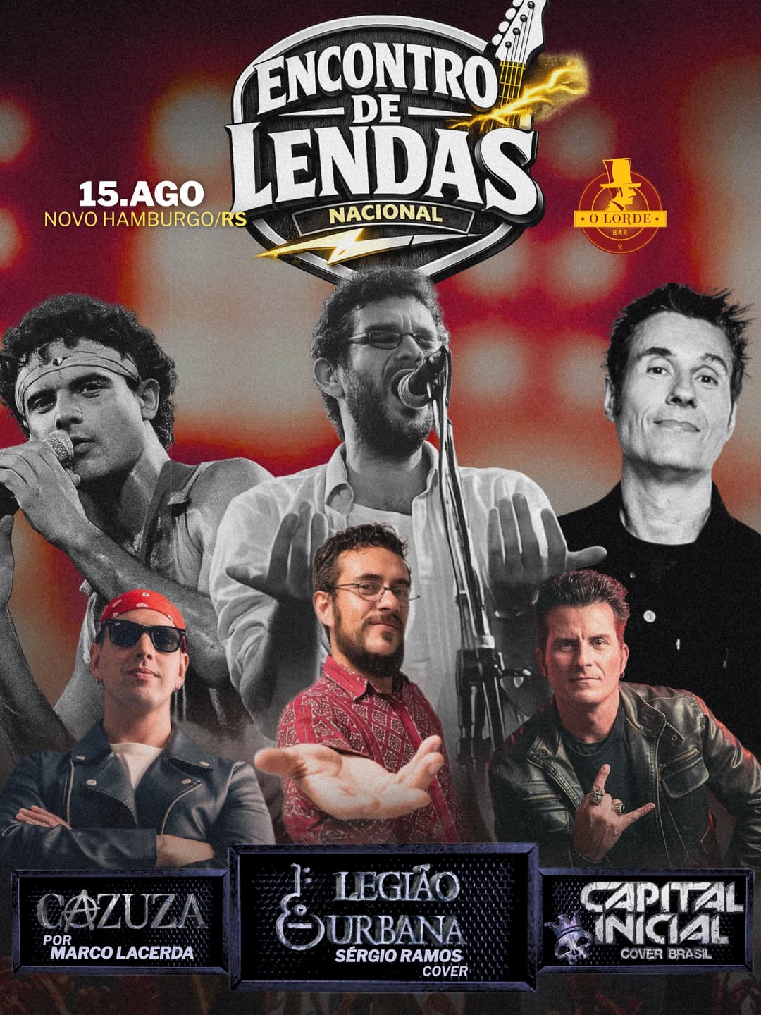 Flyer de Sérgio Ramos, Diego Sanz e Marco D'Lacerda