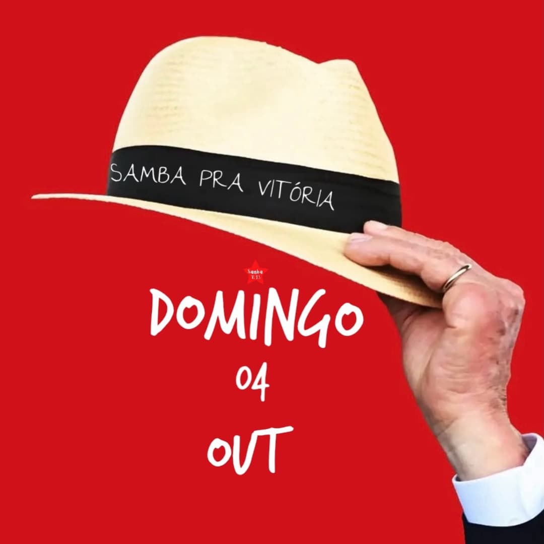 Flyer de Samba pra Roda e Samba da Vitória