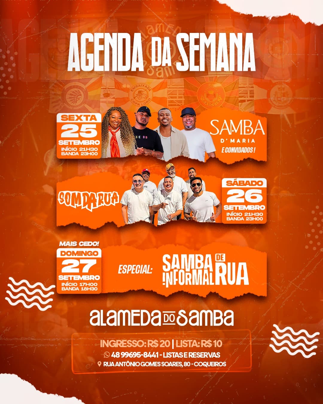 Flyer de Samba D'Maria