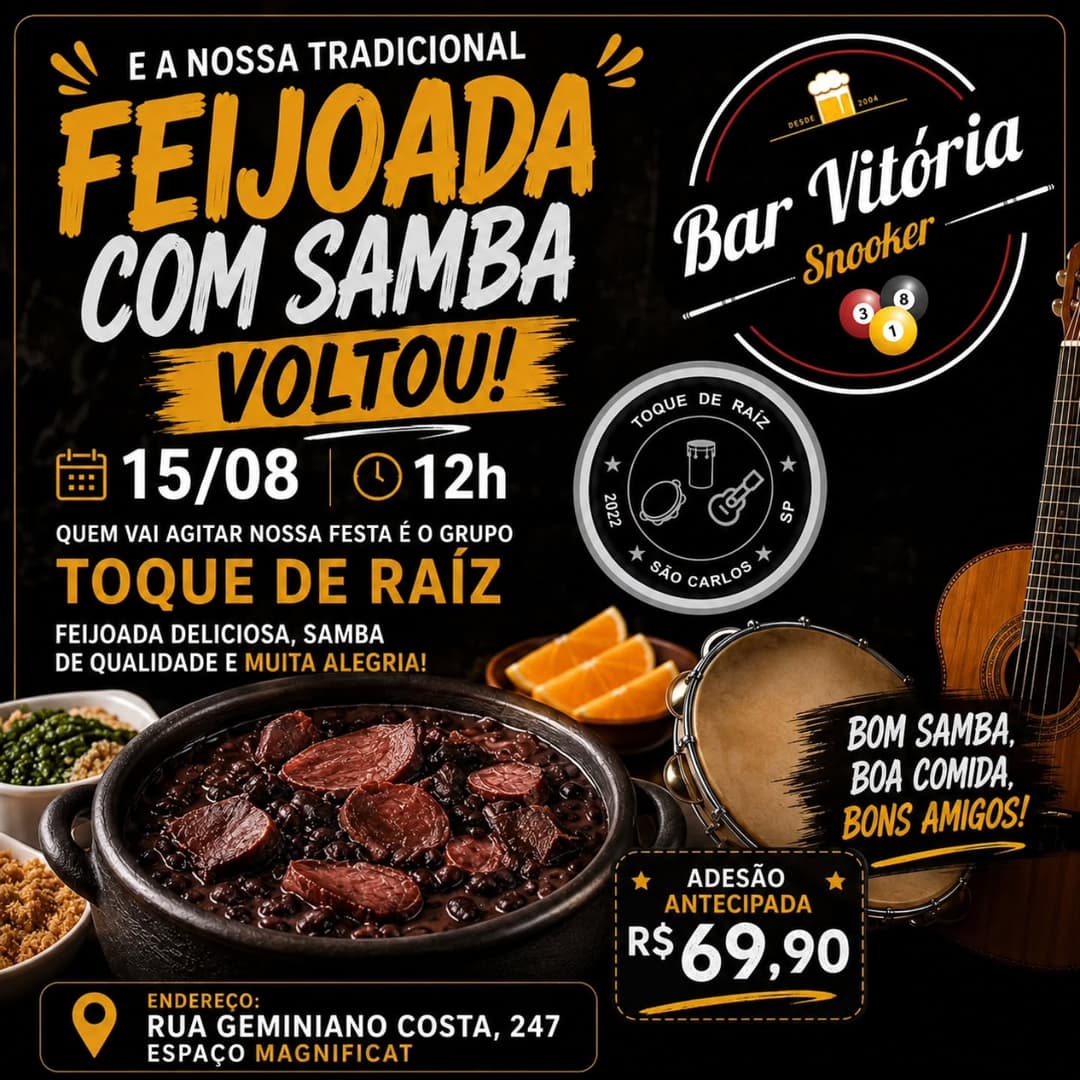 Flyer de Toque de Raiz