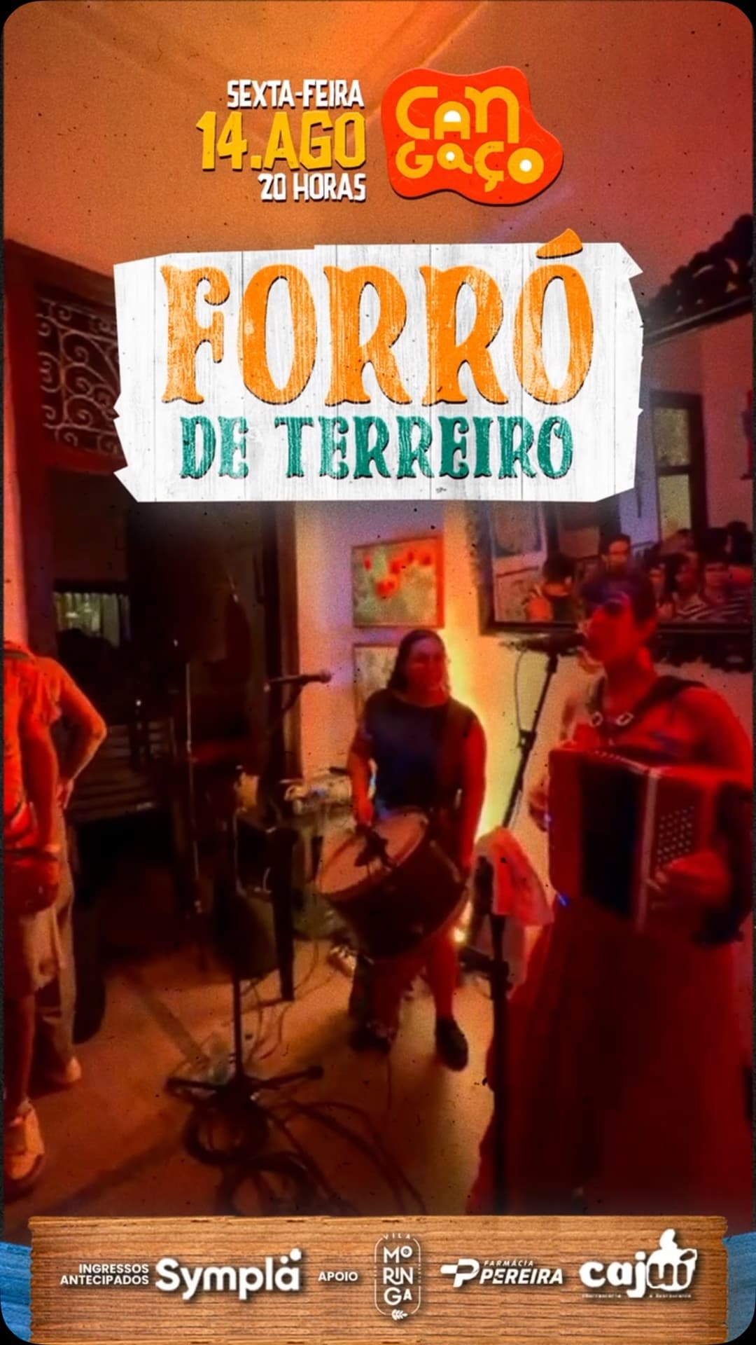 Flyer de Madame Forró e Artur Di Sousa