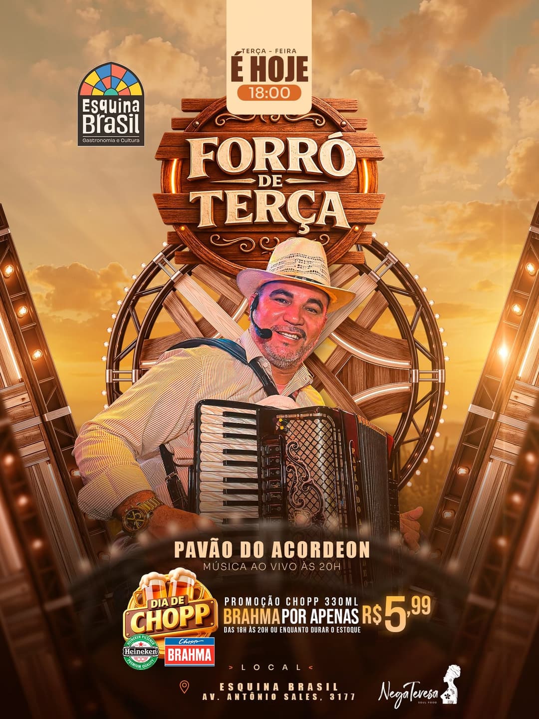 Flyer de Pavao do Acordeon