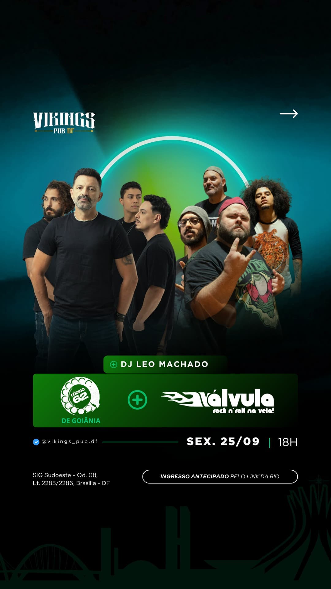 Flyer de Banda Válvula