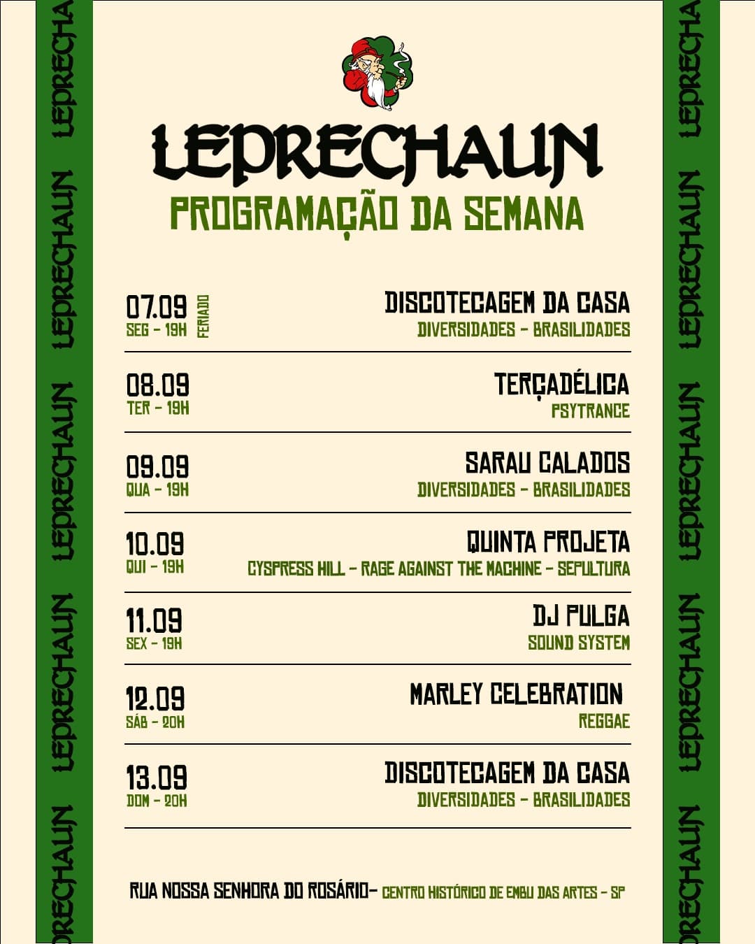 Flyer de Odair Caetano Rosa