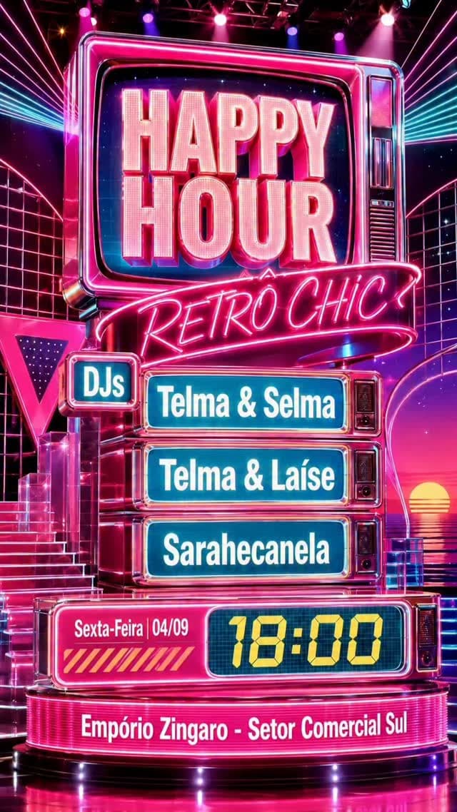 Flyer de Telma & Selma, Telma & Laíse e Sarahecanela