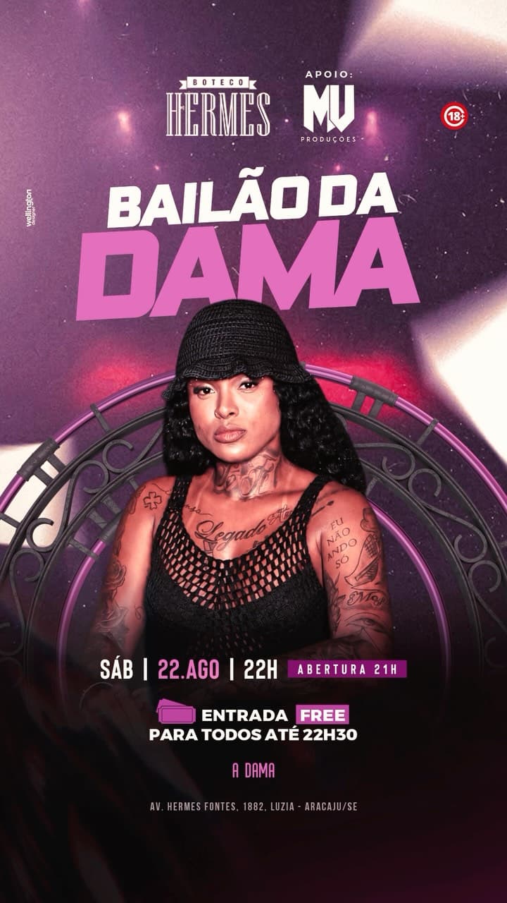 Flyer de A Dama