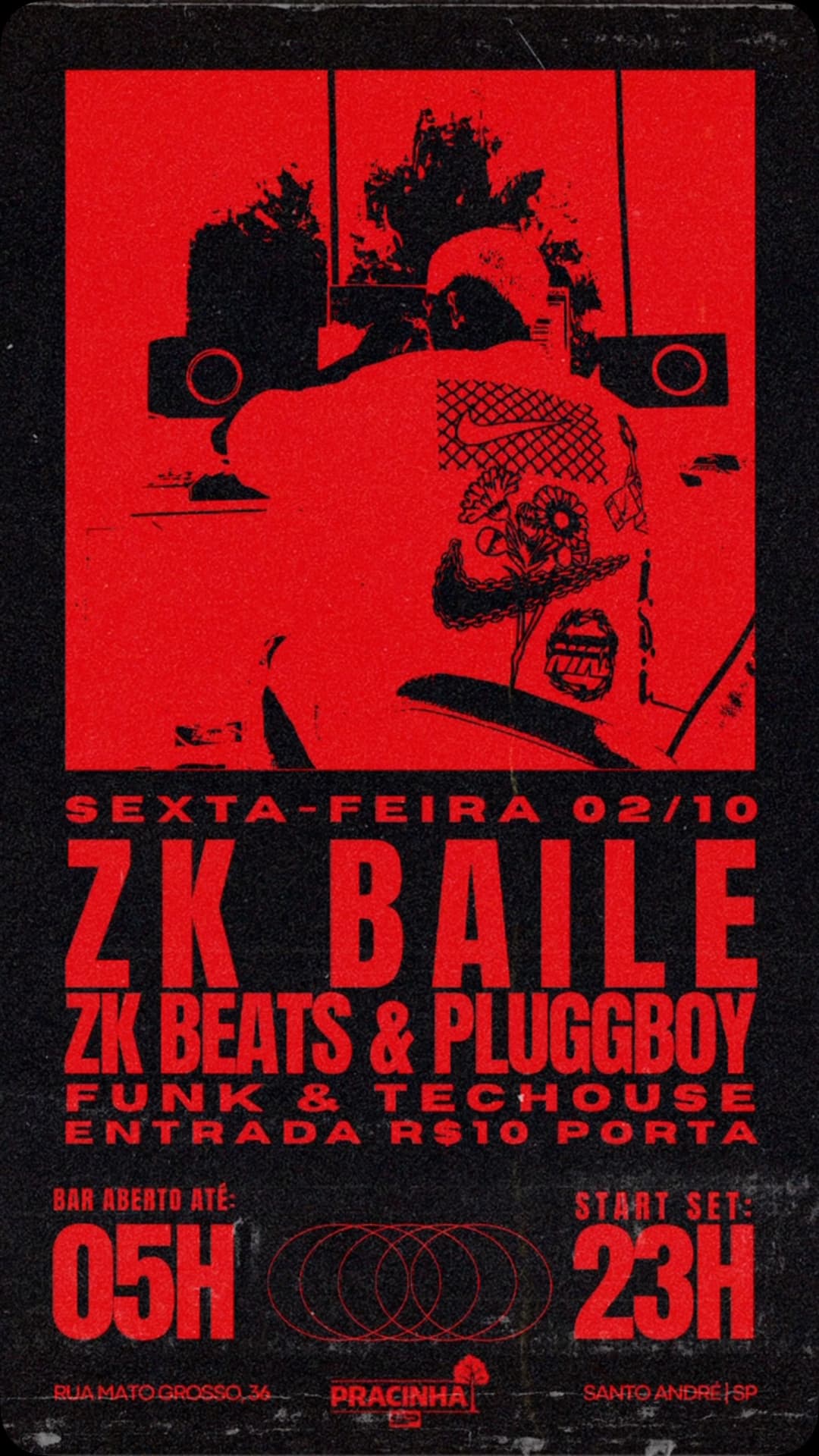 Flyer de Kevin Mendonça e zk.beats