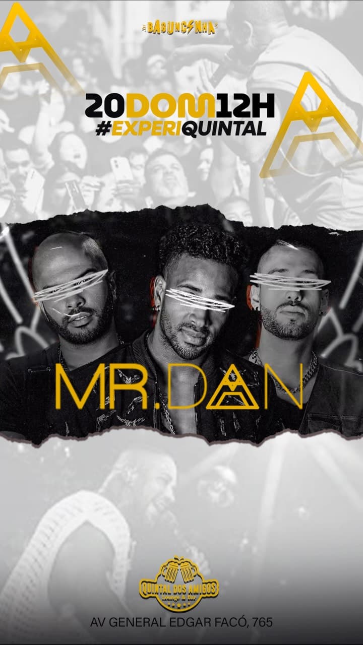 Flyer de Mr. Dan