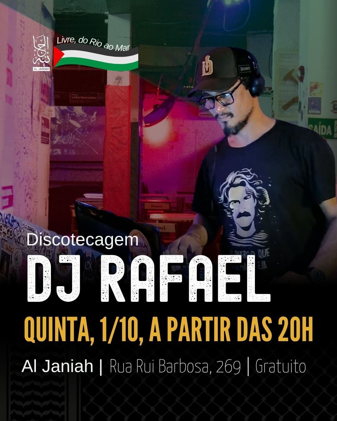 Flyer de DJ Rafael