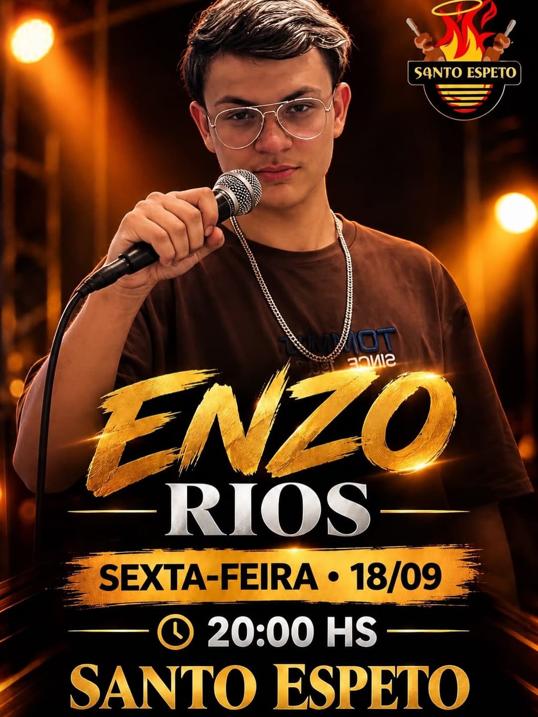 Flyer de Enzo Rios
