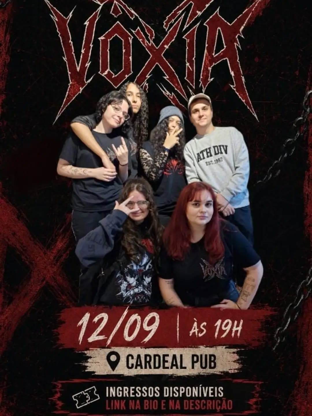 Flyer de Banda Voxia
