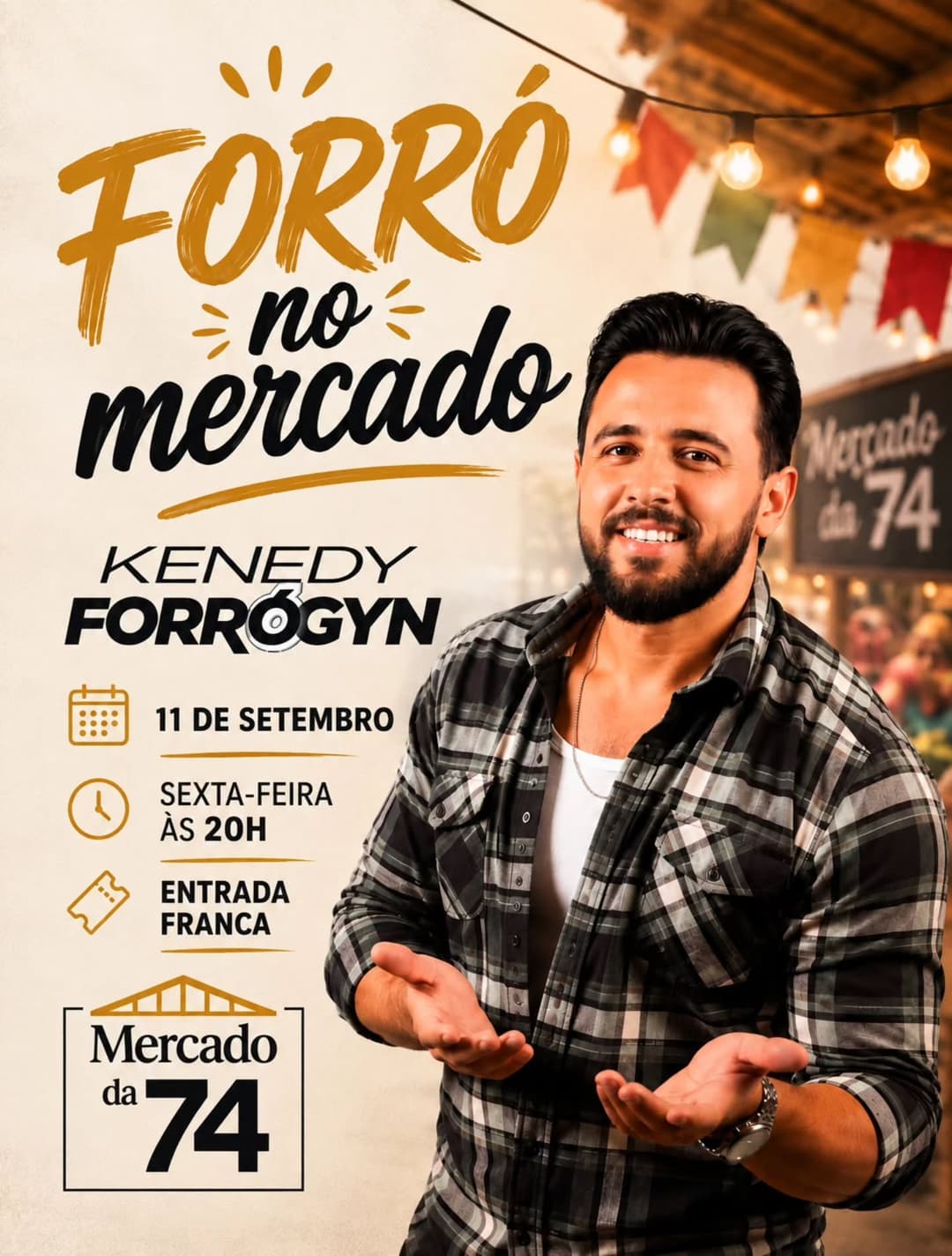 Flyer de Kenedy Forrógyn