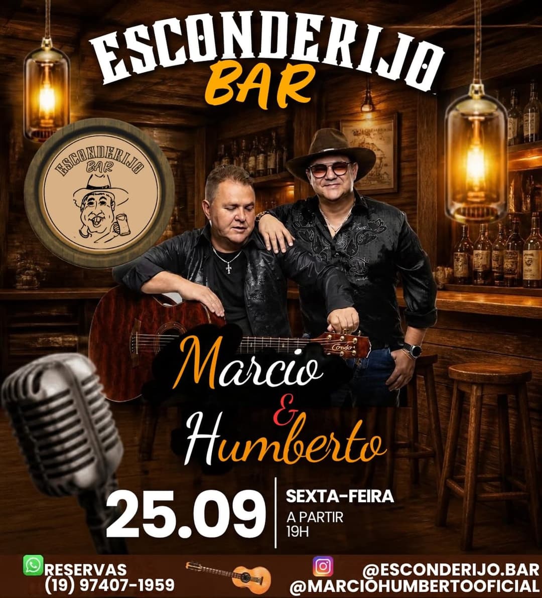 Flyer de Marcio e Humberto