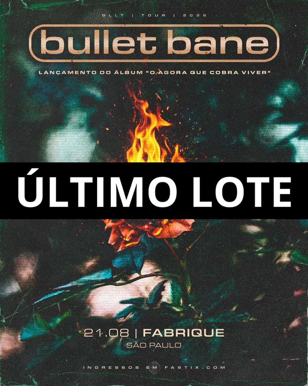 Flyer de BLLT, Far From Alaska, Cyro Sampaio e mais 9 artistas