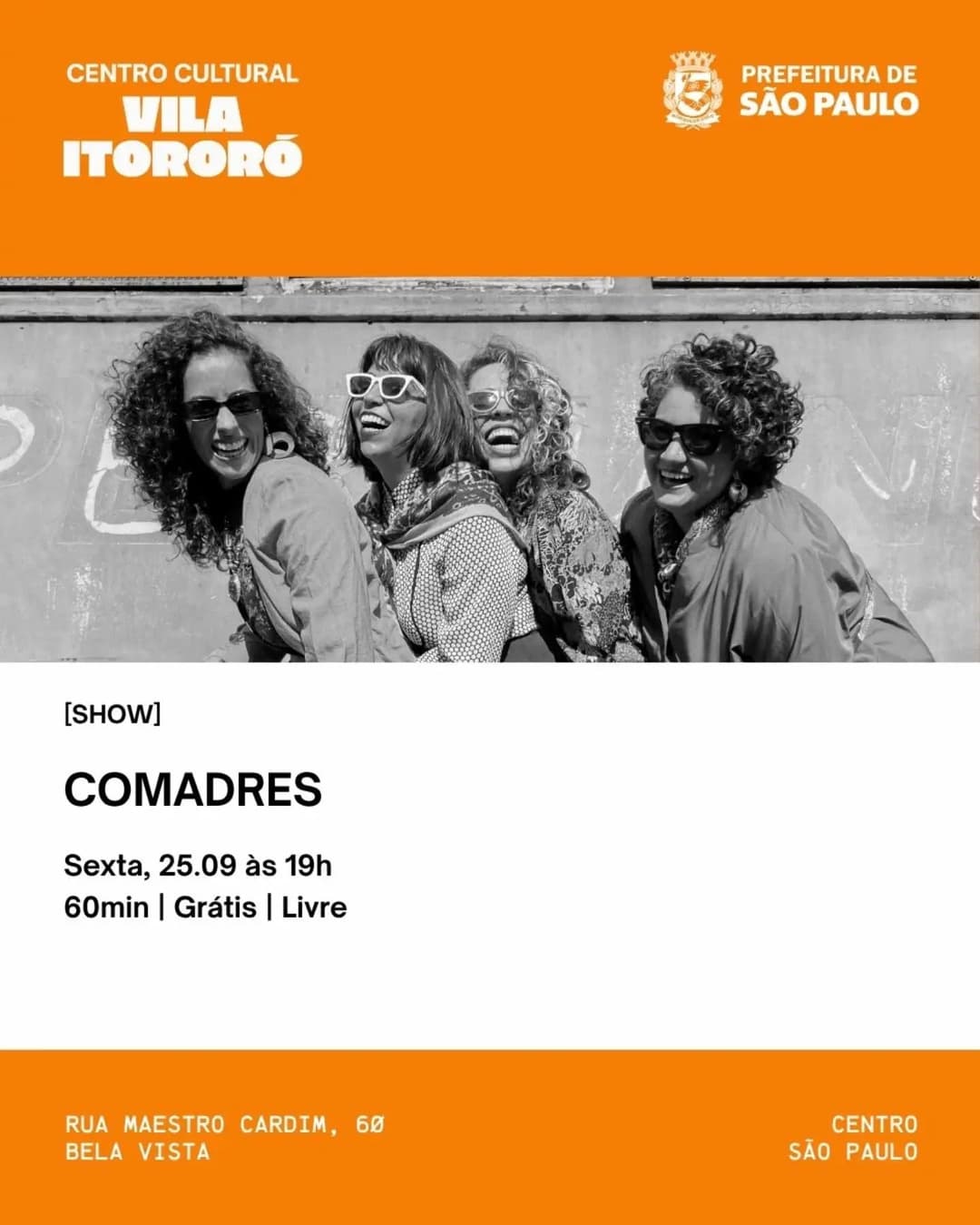 Flyer de As Comadres