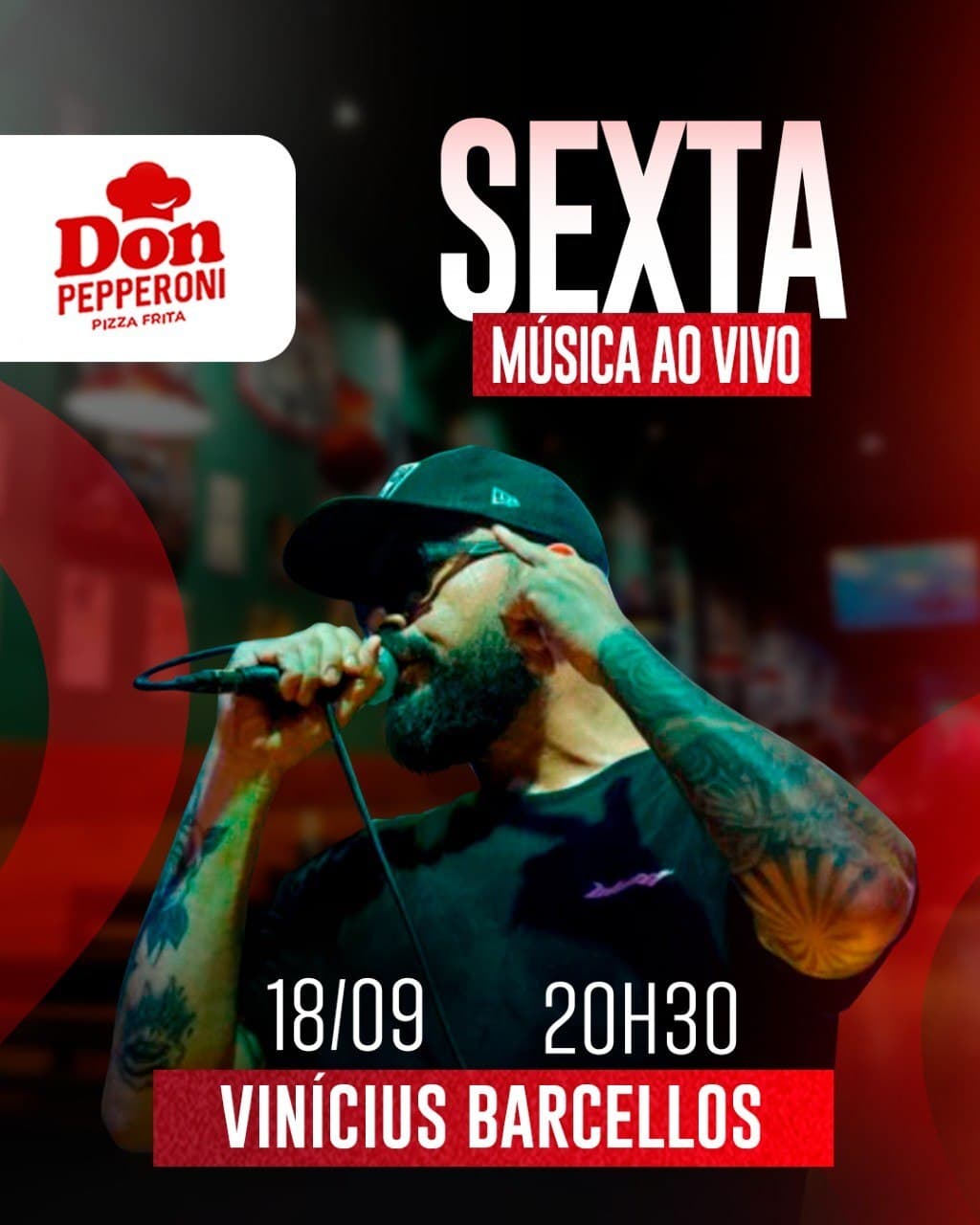 Flyer de Márcio Monteiro