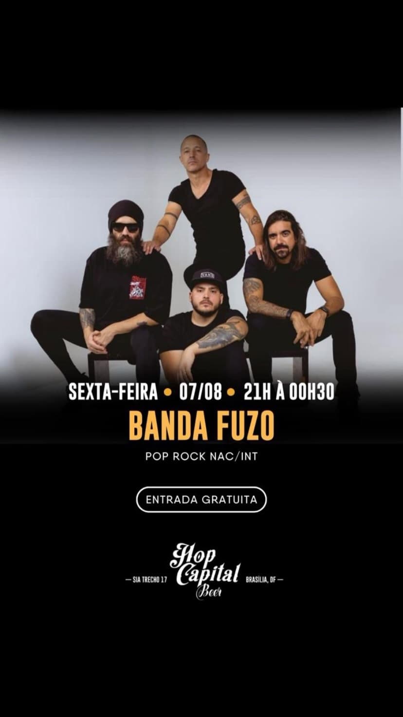 Flyer de Banda Fuzo