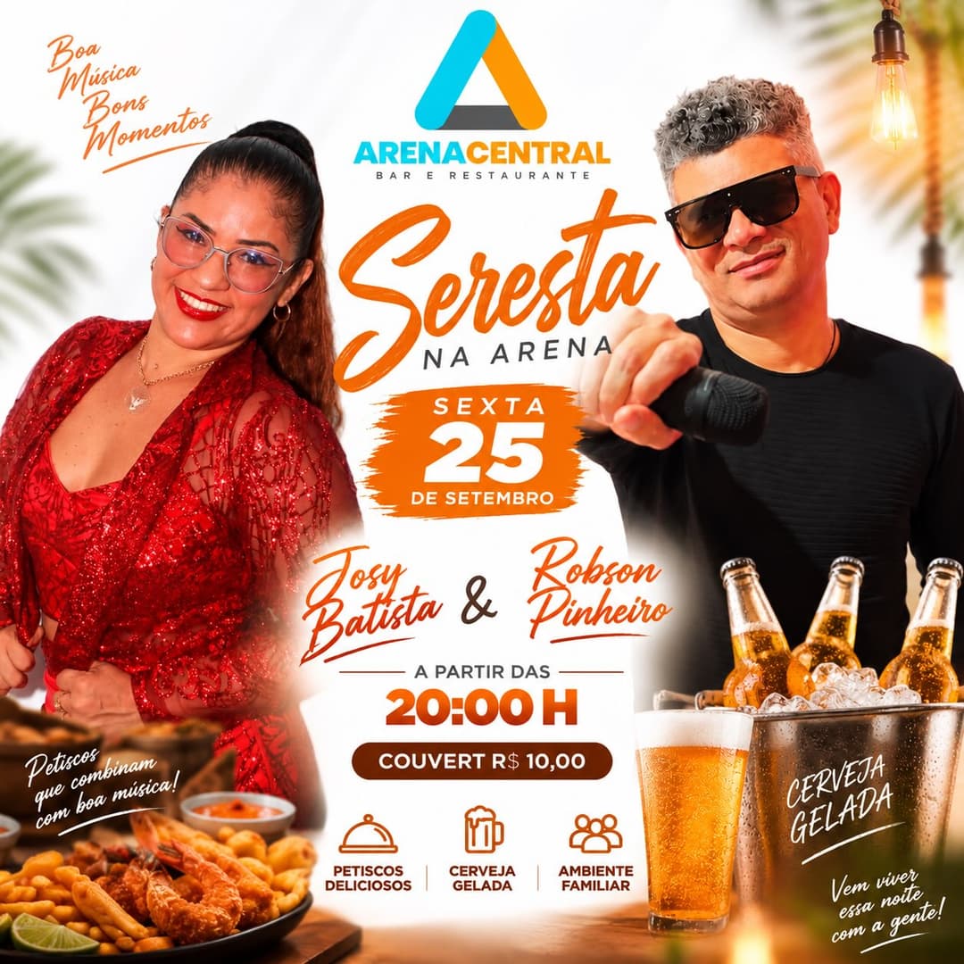 Flyer de Josy Batista & Robson Pinheiro