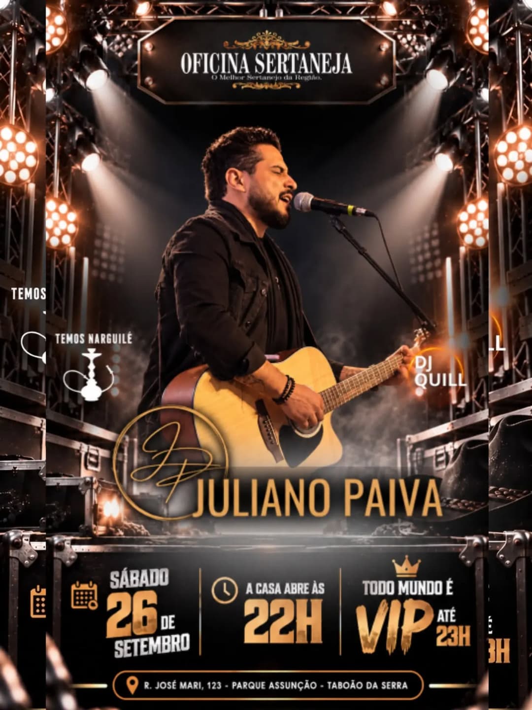 Flyer de JULIANO PAIVA e DJ Quill
