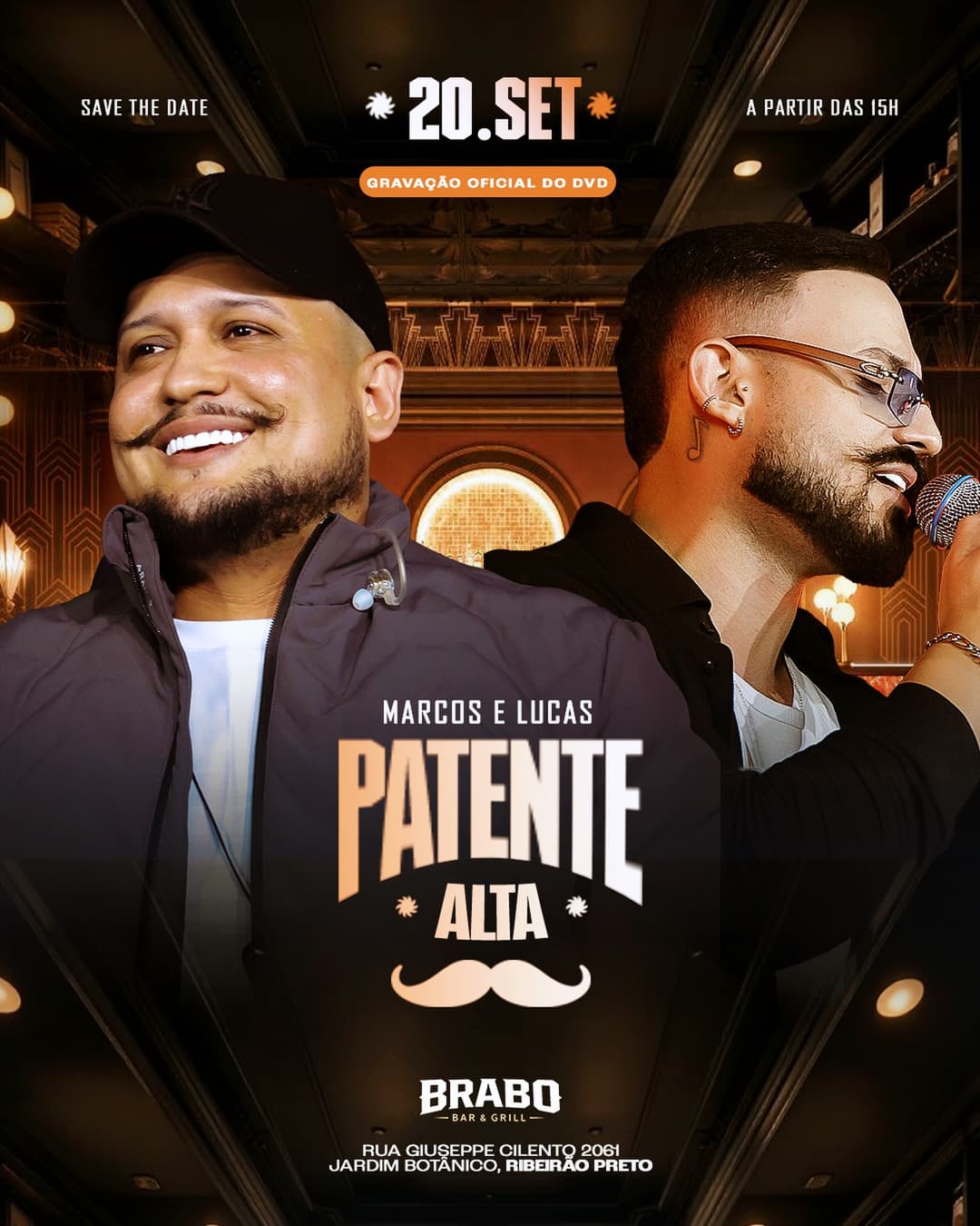 Flyer de Marcos e Lucas