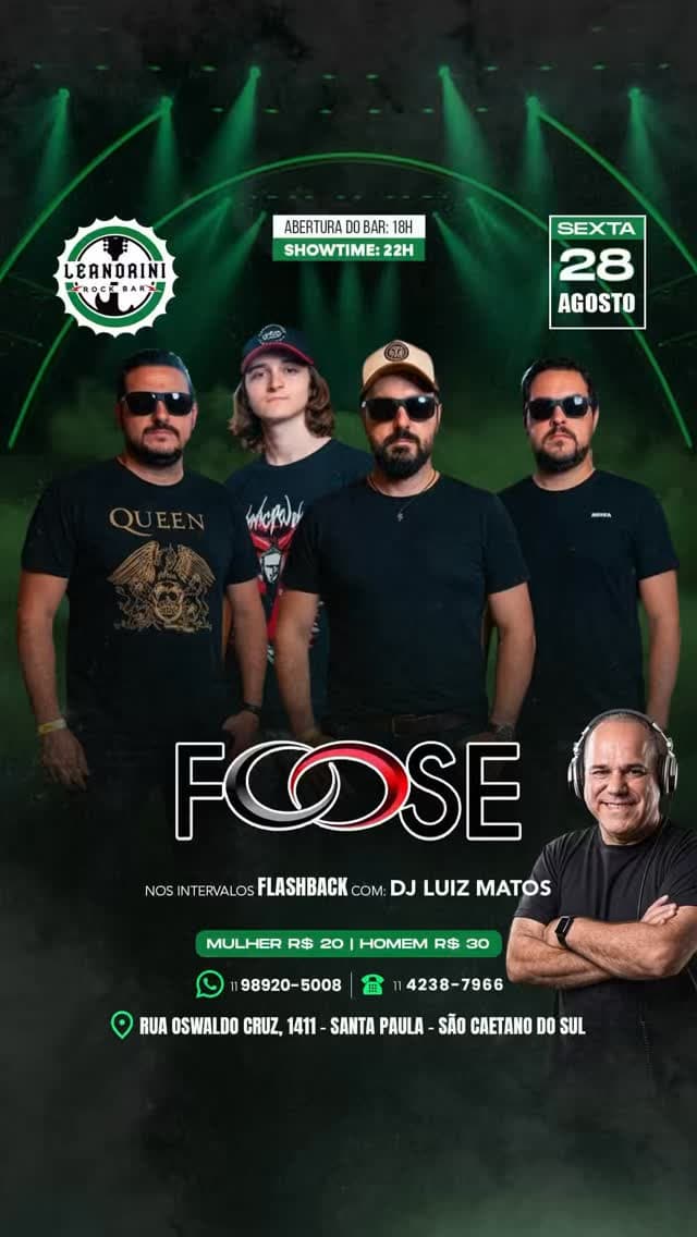 Flyer de Banda Foose