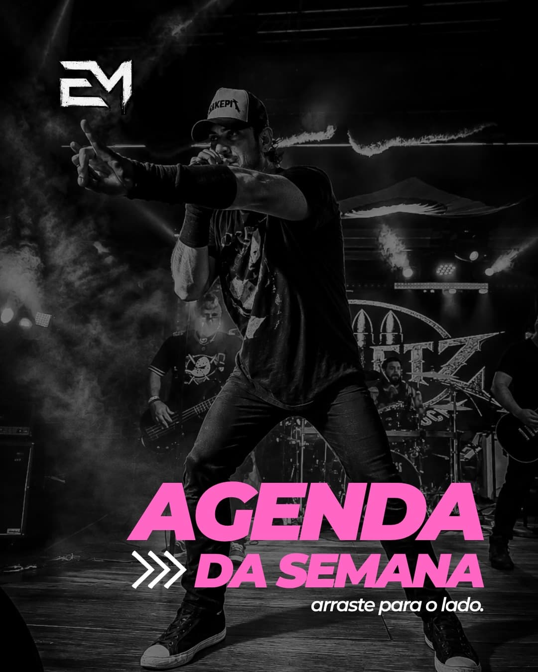 Flyer de Edu Moraes, Erick Utriu, Daniel Lupo e mais 2 artistas