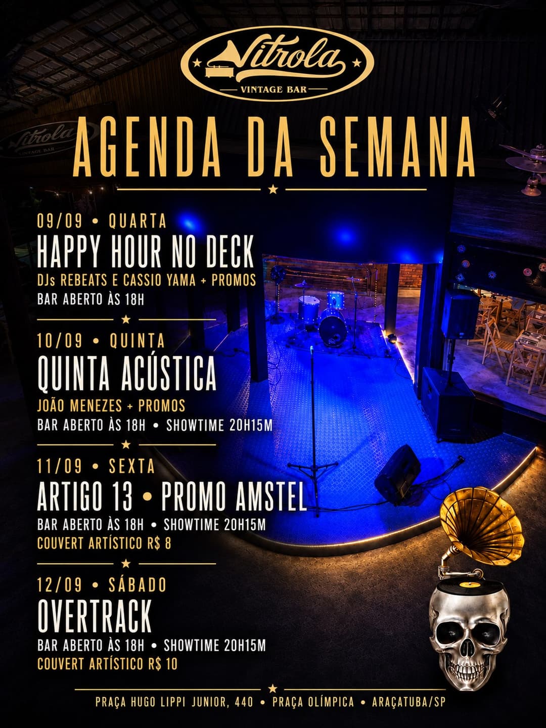 Flyer de DJs Rebeats e Cassio Yama