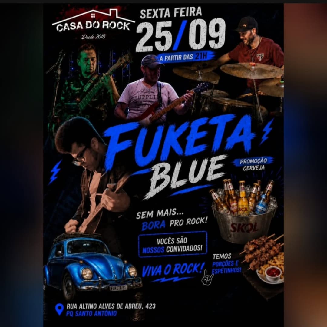Flyer de FUKETA BLUE