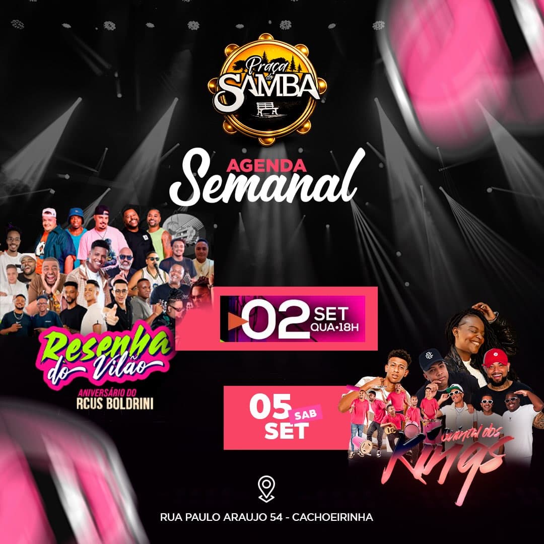 Flyer de Quintal dos kings